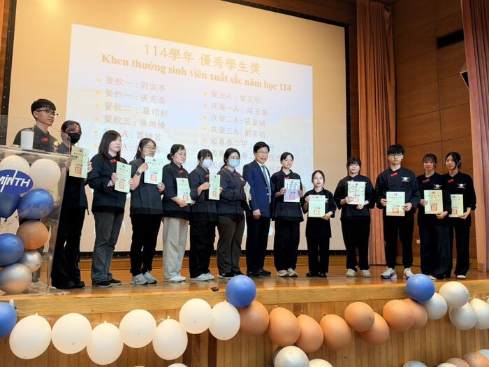 敏實科大餐飲系盛大舉行115學年度拜師禮圖片