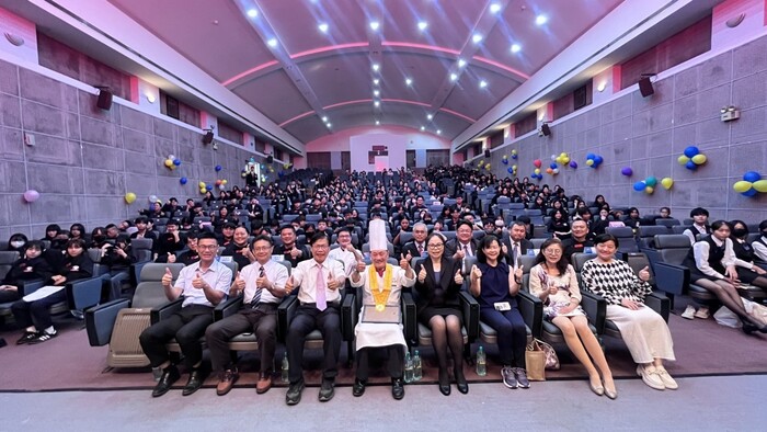 敏實科技大學餐飲系盛大舉辦拜師禮 國宴名廚阿基師親臨勉勵學子圖片
