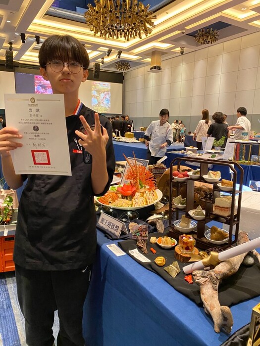 敏實科技大學餐飲管理系2026 DCC中華朵蕾美創意盃廚藝競賽勇奪5金7銀佳績圖片